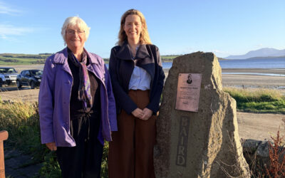 Visiting the Baird Memorial Stone at Ettrick Bay